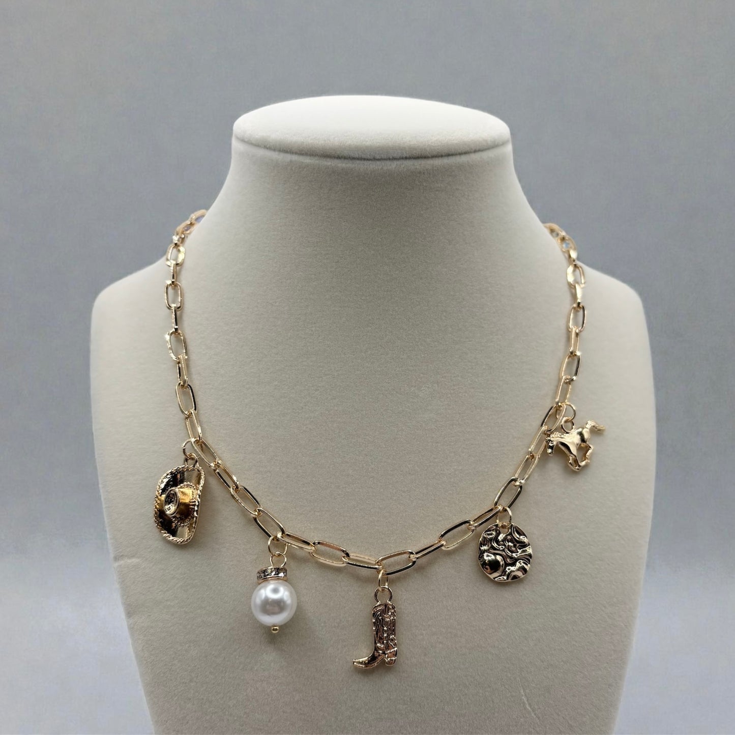 Everyday Cowgirl Charm Necklace