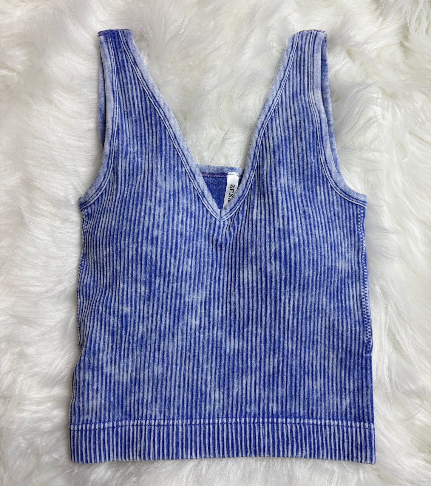 Washed Ribbed Tank