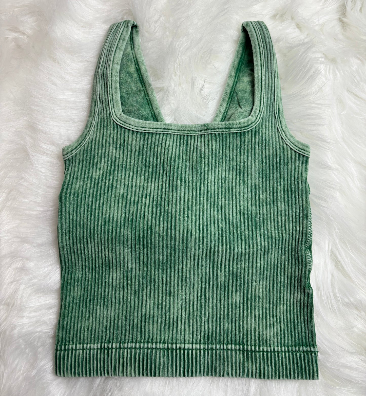 Washed Ribbed Tank