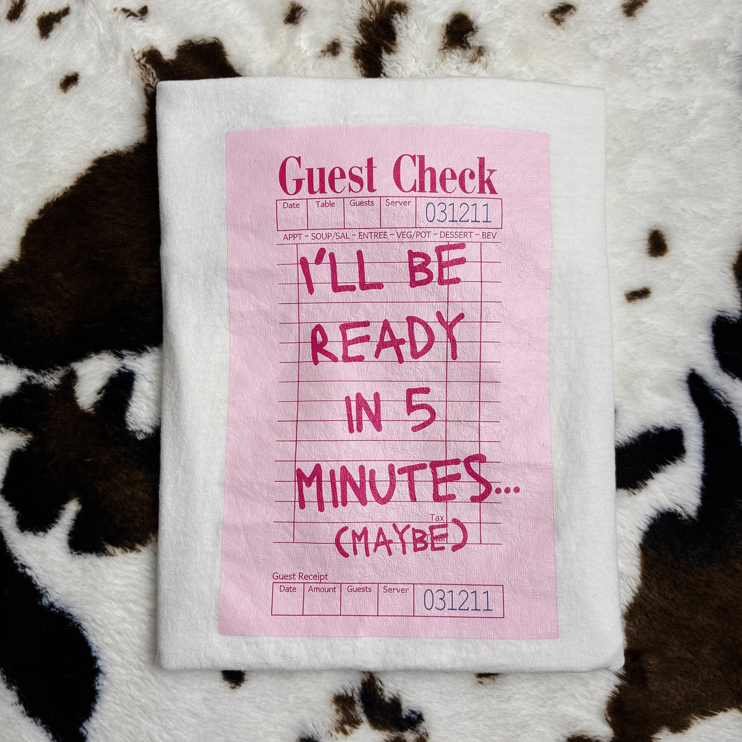 Guest Check tshirt
