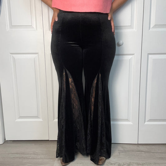 Velvet Lace Bell Bottoms