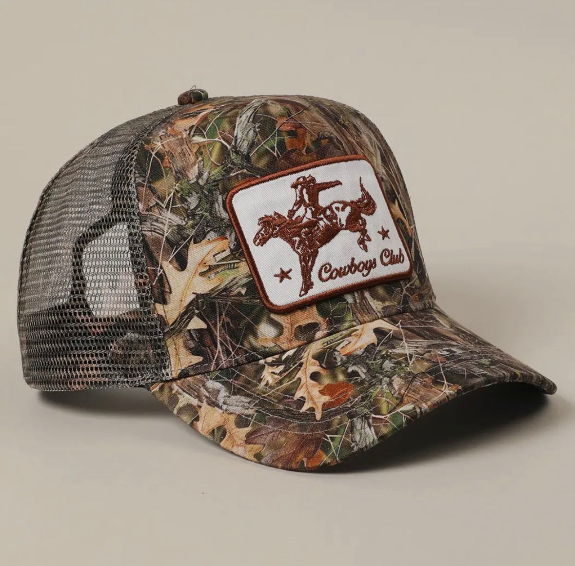 Cowboys Club Camouflage Hat