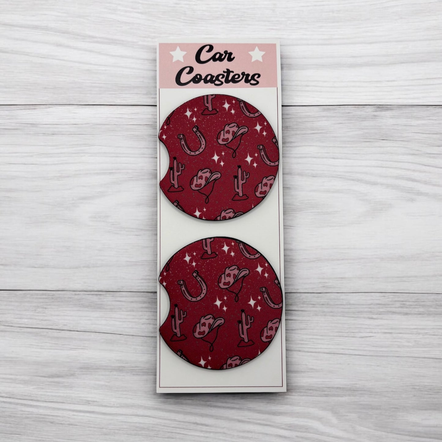 Wild West Car Coasters