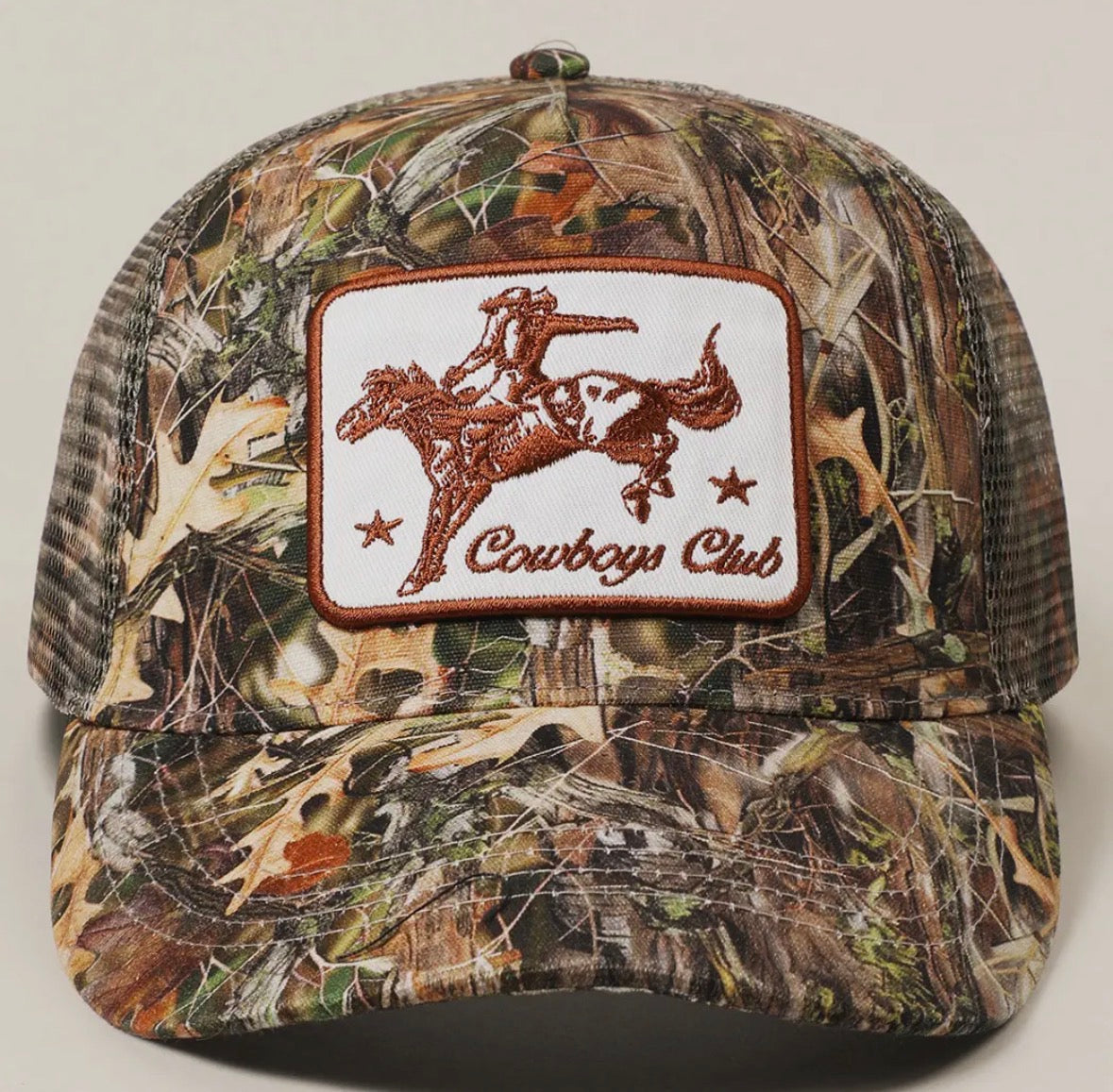Cowboys Club Camouflage Hat