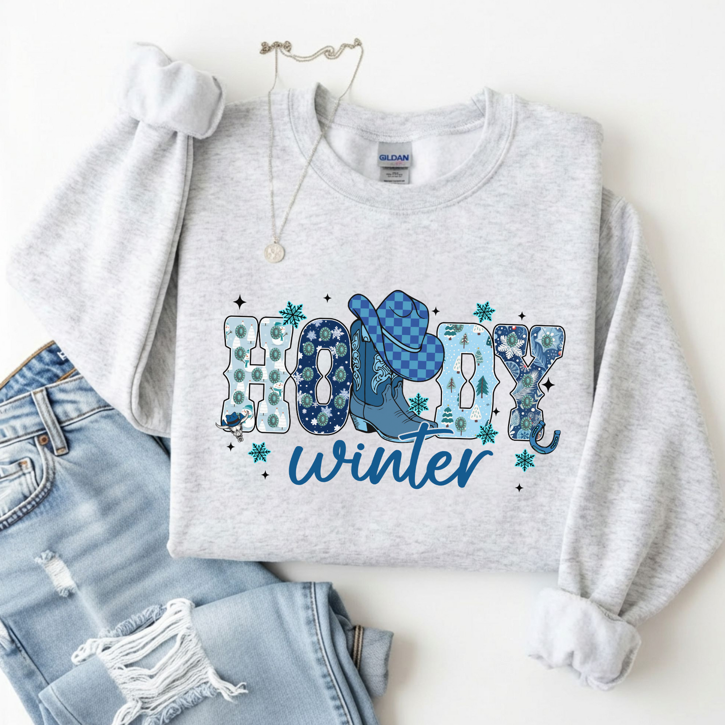 Howdy Winter Crew Neck