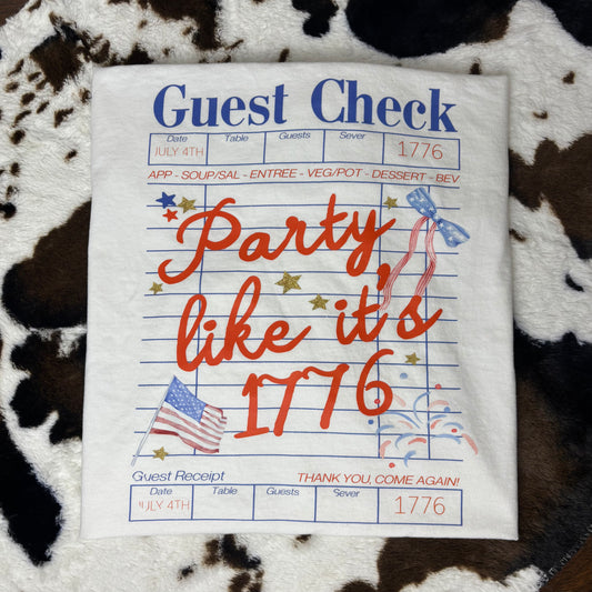 Party Like It's 1776 tshirt