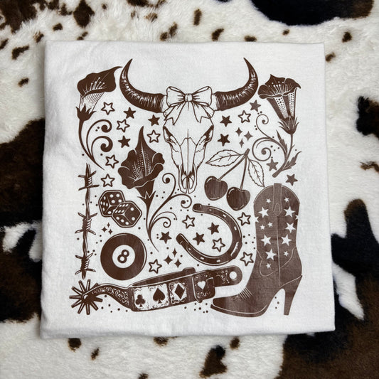 Detailed Western tshirt