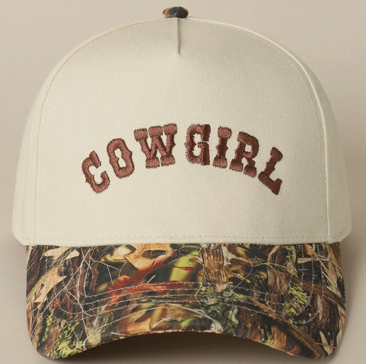Camo Cowgirl Hat