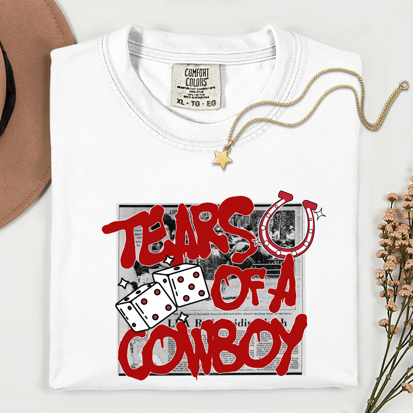 Tears of a Cowboy tshirt